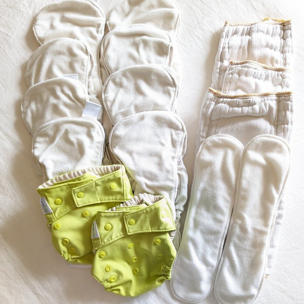 GroVia Hybrid Cloth Diaper Inserts Lot